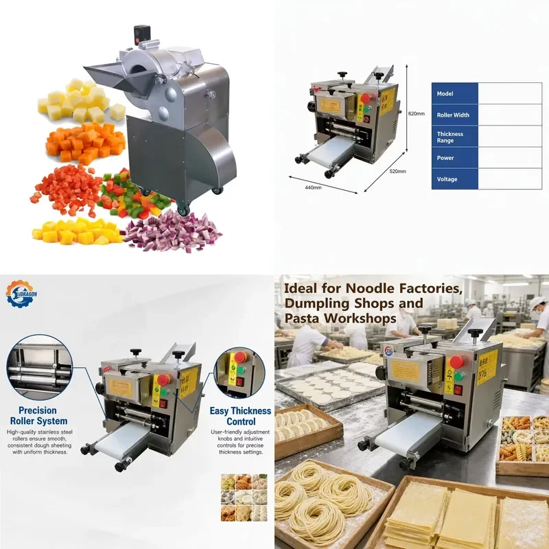 Multifunctional High Efficiency Commercial Vegetable and Fruit Cutter with Motor 110V 220V 380V