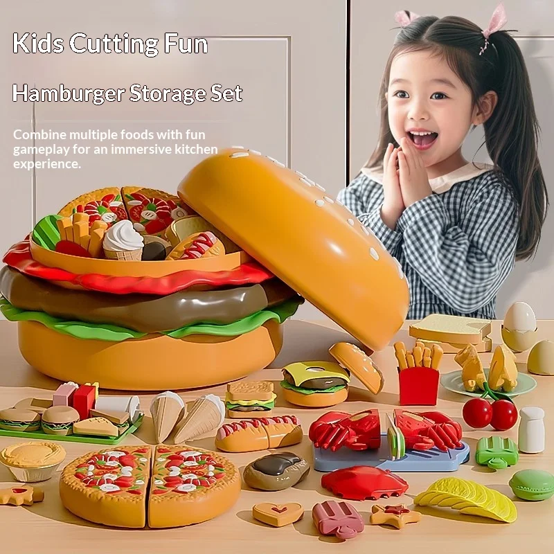 ألعاب ألغاز ماك برجر الكبيرة للأطفال، منتجات ساخنة للعام الجديد للأولاد والبنات من 3 إلى 6 هدية عيد الميلاد في المخزون