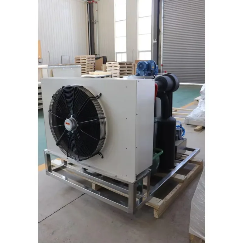 1000kg Industrial Flake Ice Machine Ice Flakes Maker for Fish Seafood Cooling Fast Freeze System Cross Border Ready Hot Sale