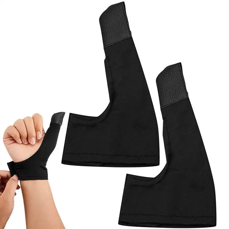 Bowling Wrist Brace Right Glove Bowling Thumb Guard Bowling Thumb Guard Compact And Lightweight 2x Bowling Wrist Support For Men