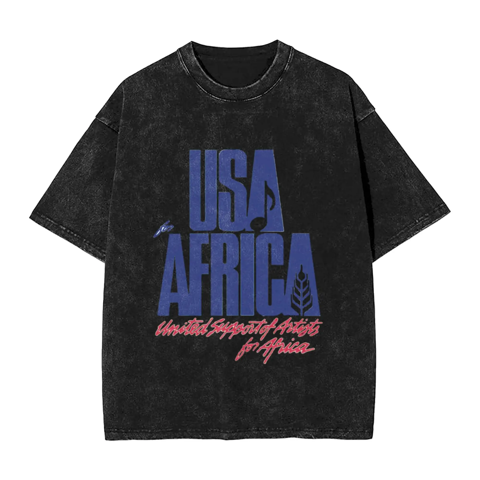 We Are the World  Unique Comfort A Washed T Shirt Men's Women's Oversized Cotton Tees Tops