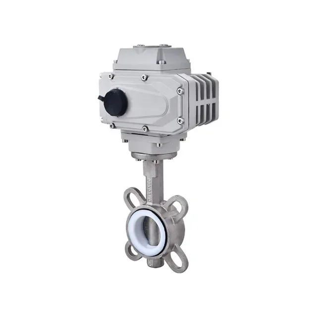 Motorized Actuated Valve Price Stainless Steel Wafer DN100 4