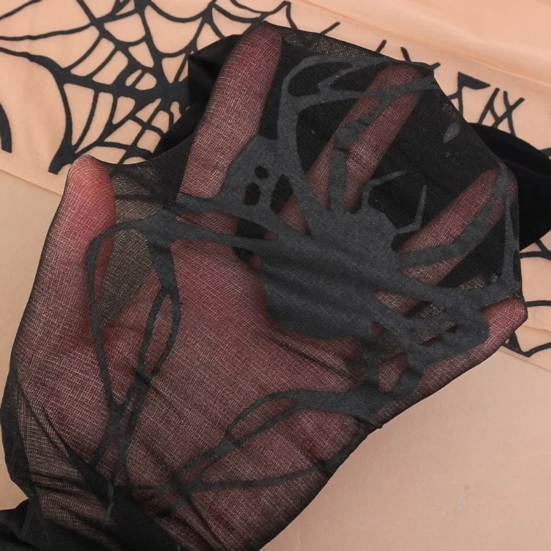 Cool Erosion Spider Stocking Dark Party Black Gothic Punk Style Black Silk Limited Edition Spider Witch Pantyhose Halloween