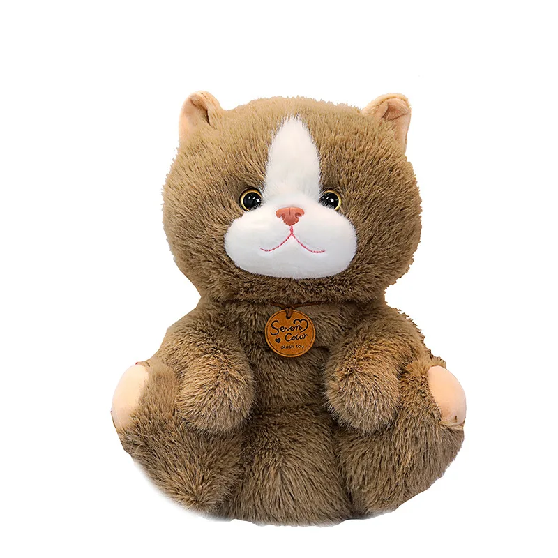 Nuevo adorable peluche de gato tipo mascota, juguete de peluche felino realista, muñeca suave reconfortante: un regalo perfecto para festivales para niños