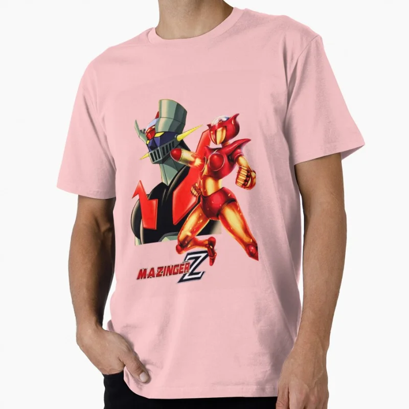 Mazinger and Aphrodite launching missile Classic Mecha Anime UFO Robot Gift t shirt Y2K clothes All size Tops S-6XL Cartoon Tee