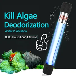 Aquarium UV Light Submersible Sterilization Lamp 5~11W For Fish Tank