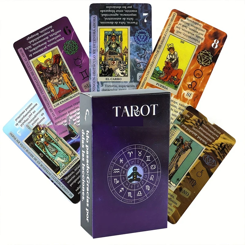 New Tarot Card English Board Game Card Tarot Cards Card Spanish Learning Tarot