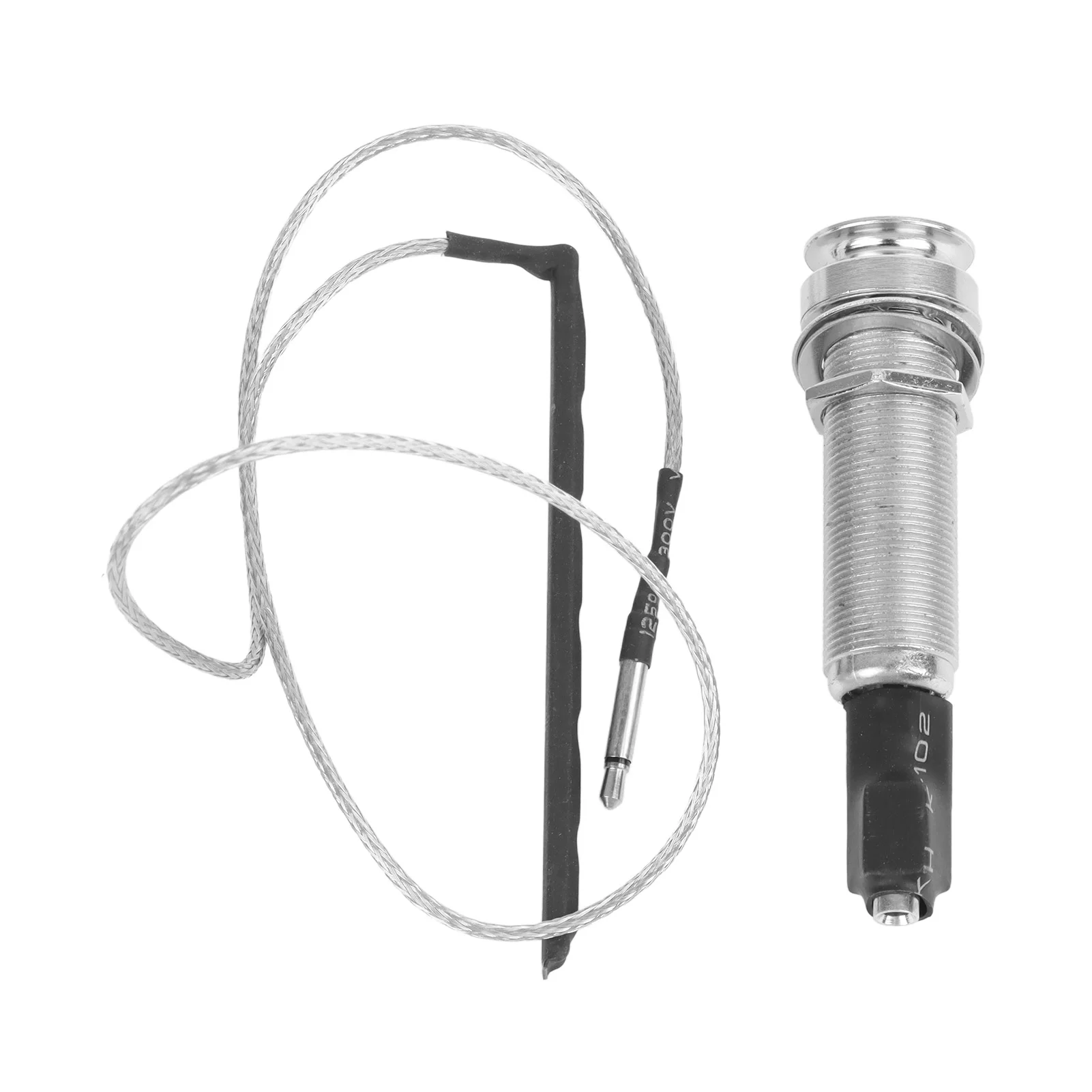 Akoestische gitaar pickup onder de toets, piezo pickup stick met 6,35 mm uitgangsaansluiting