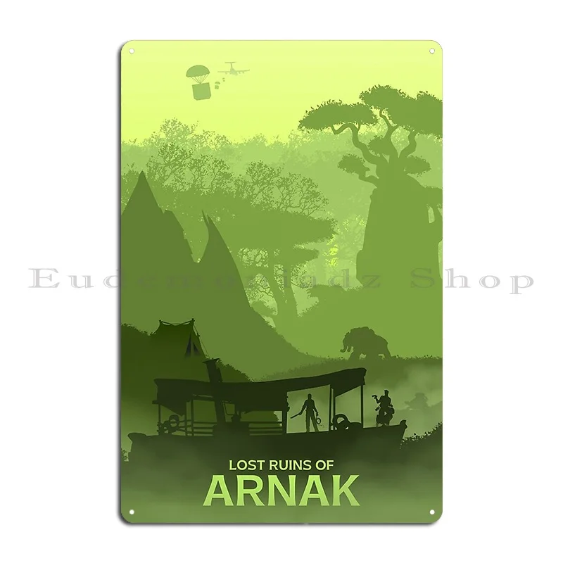 Lost Ruins Of Arnak Exploration Board Games Minimalist Travel Metal Sign Mural Printing Club Create Garage Tin Sign Poster