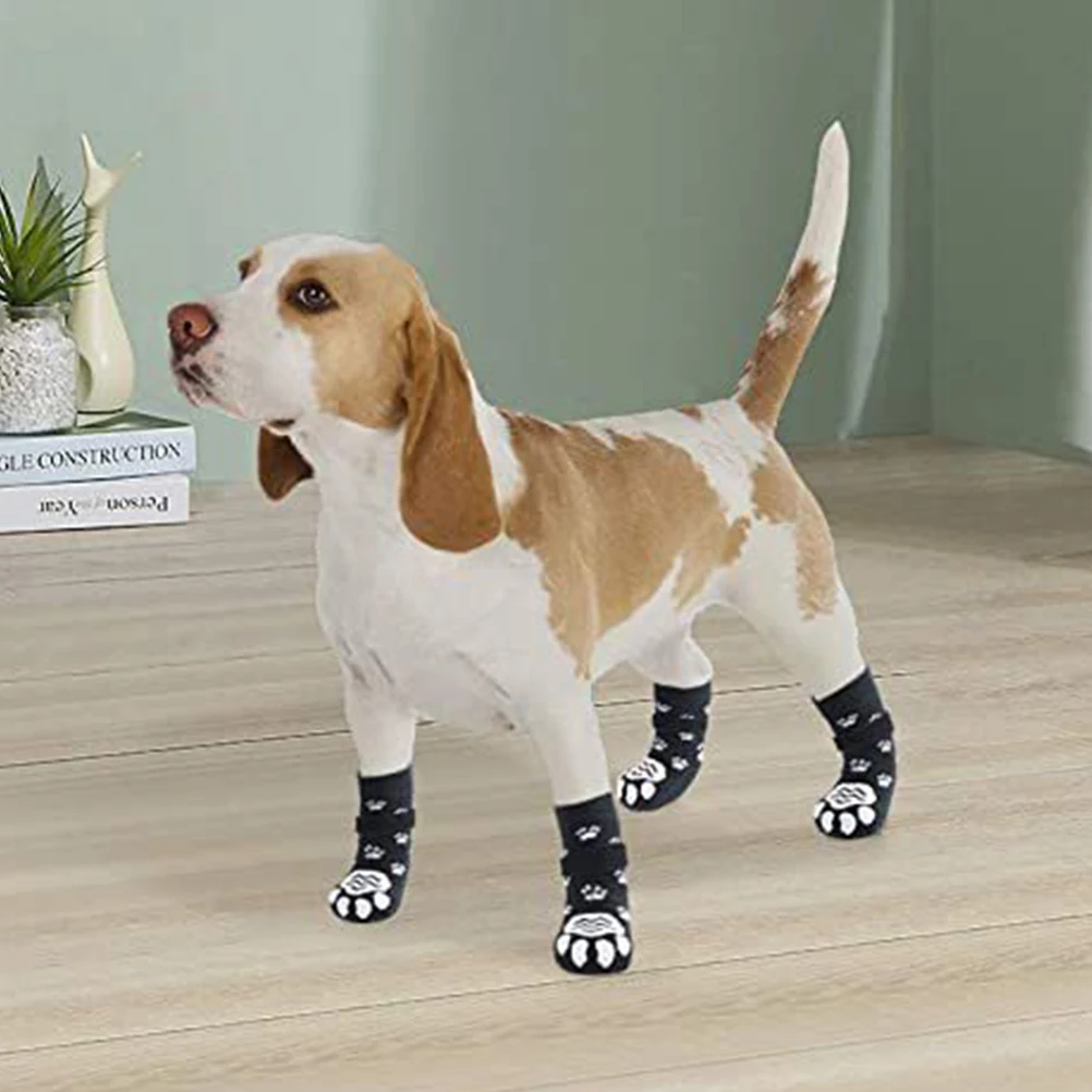 

8 Pcs Pet Footwear Dog Socks Cotton Puppy for Dogs Outdoor Paw Large Washable Nonslip