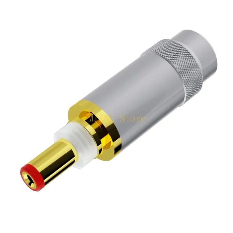 DC5521 5525 커넥터 24K 골드 도금 된 부식성 저항 황동 청각 5.5x2.1mm/5.5x2.5mm 최고의 판매 최고 판매