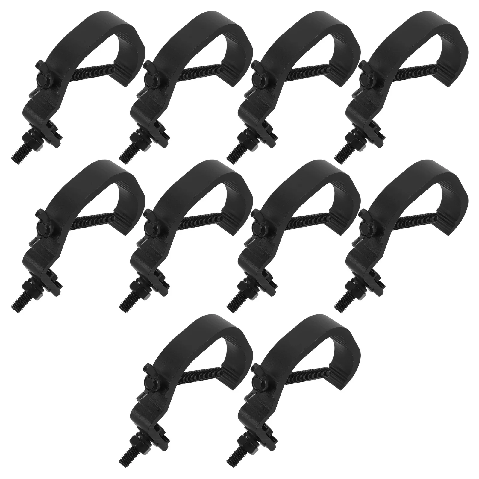

10Pcs Stage Light Hook Clamp Heavy Duty Aluminum Alloy Light Clamp Stable Stage Lighting Accessories for Moving Head Lights