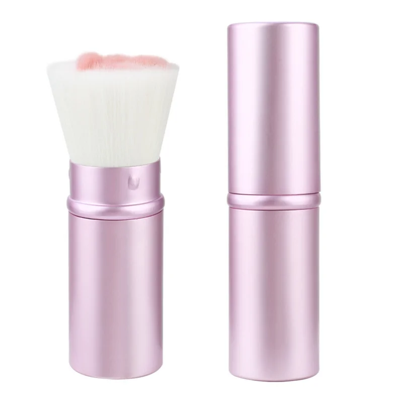 Pędzel do makijażu z chwytakiem, pojedynczy pędzel do pudru, pędzel do różu, pędzel do kurzu z paznokci, pędzel do makijażu z miękkiego włókna, uroczy.