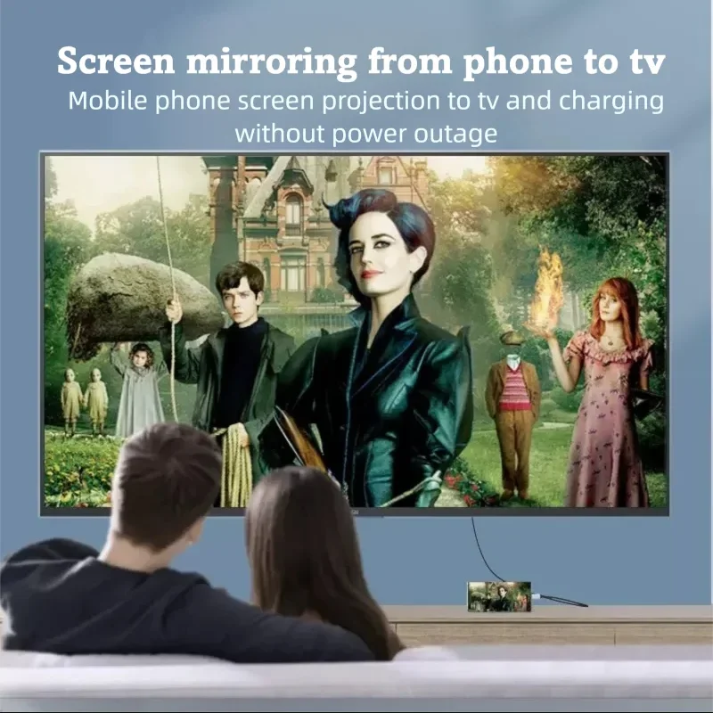 4K 30/60Hz HD Streaming Display TV Stick Dongle Type C naar HDMI-compatibele kabel Mirroring Scherm voor telefoon Tablet naar TV