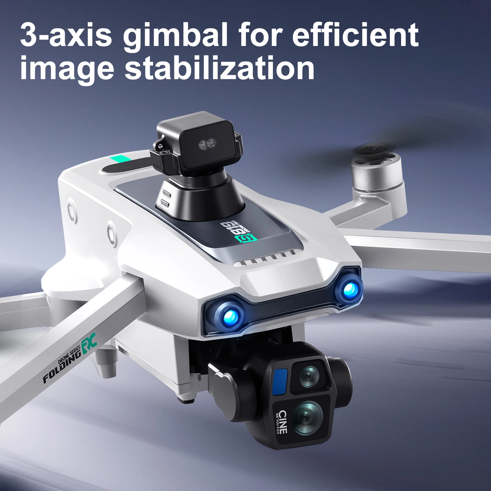 2025 New S819 GPS Drone 5G Professional 8K HD Aerial Dual Camera Screen Control 360° Obstacle Avoidance 5G WIFI RC Dron 6000M