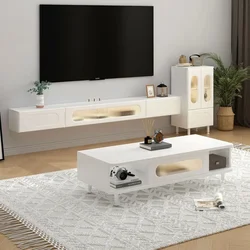 Nowoczesne pływające stojak na Tv rozrywkowe uniwersalne filary prezentują podłogę stojak na Tv do salonu Mueble Tv Moderno meble