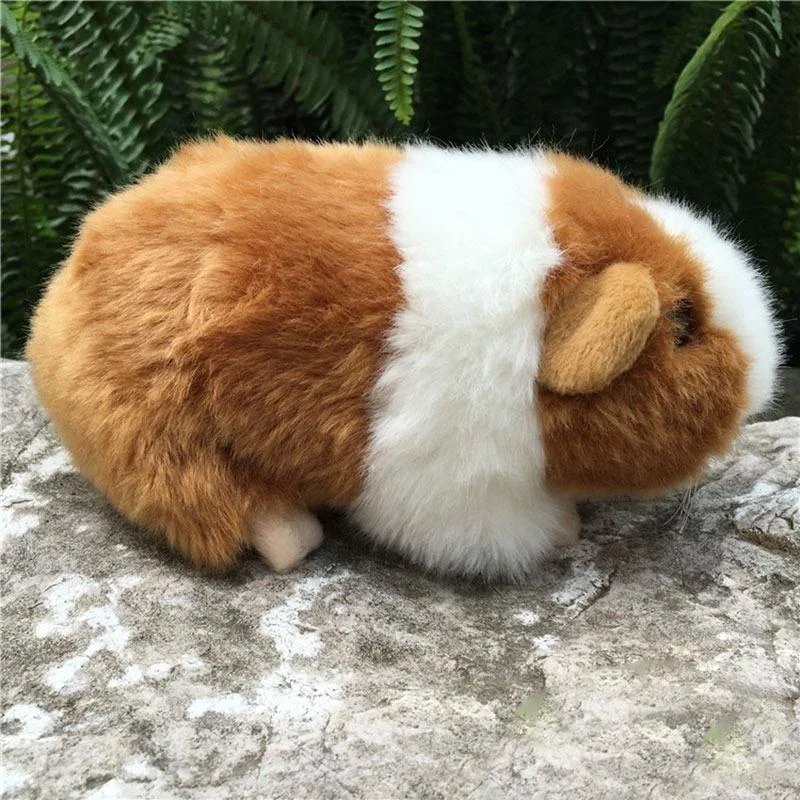1Pc Real Life Two Color Guinea Pig Plush Toy Lifelike Mouse Rats Stuffed Animal Toys Birthday Educational Gifts for Kids