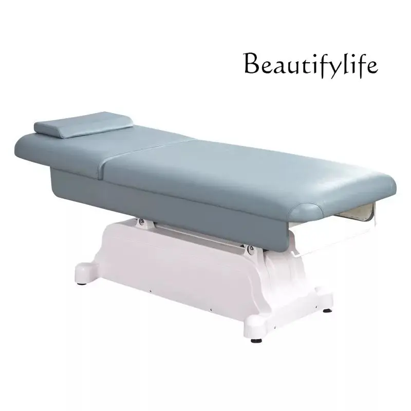 Electric Physiotherapy Massage Massage Couch Automatic Lifting Eyelash Tattoo Tattoo Embroidery Bed Massage Bed Head Hole