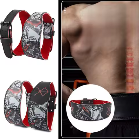Berserk Guts Men's Fitness Belt Anime Personalized Design Fitness Belt Hard Drawing Squatting Training Sports Support Belt Gifts