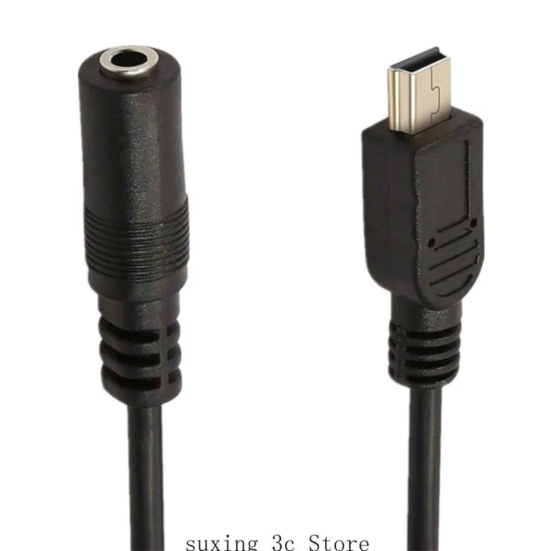 

DC3.5mm Female to Mini 5Pin Male Sound Cable for Connecting Microphones and Earphones