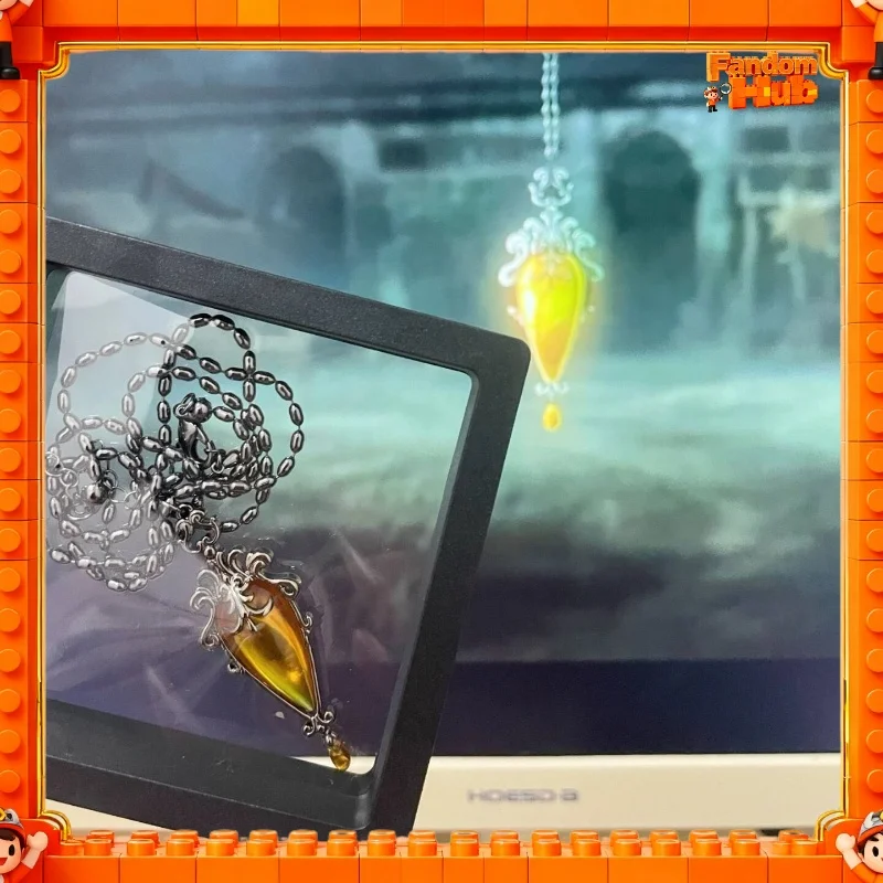 

Подлинное ожерелье Lovebuff Lord Of Mysteries Klein Moretti, высококачественное вдохновленное ожерелье с маятником из цитрина – Коллекционная игрушка в подарок для фанатов