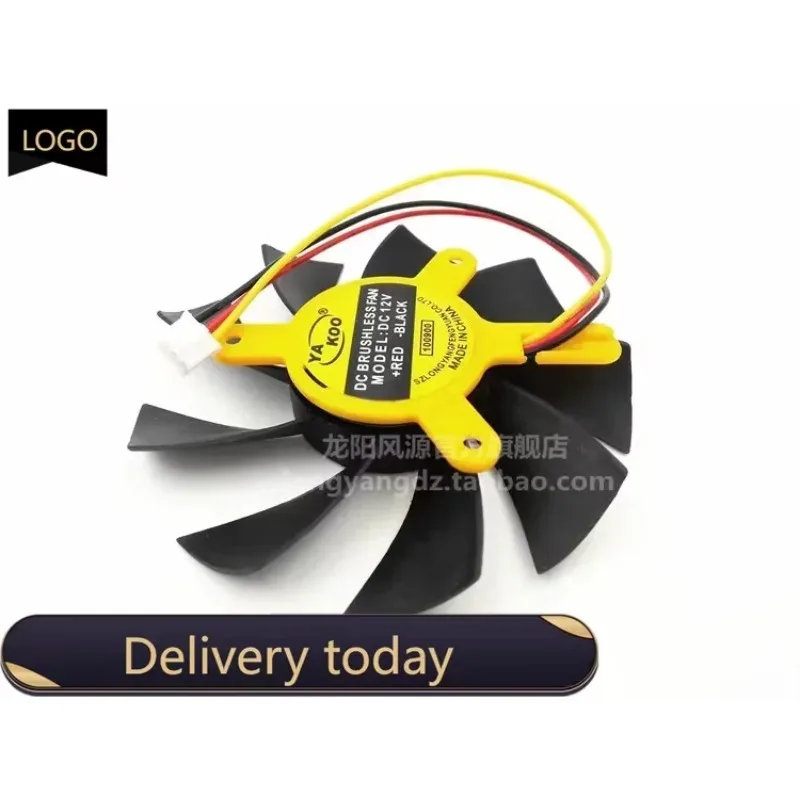 pa 5pcs  Silent 9015 DC12V 4.2x4.2x4.2mm Hole Pitch diameter 85MMx15MM Fan For Graphics Card fan blade with 3pin