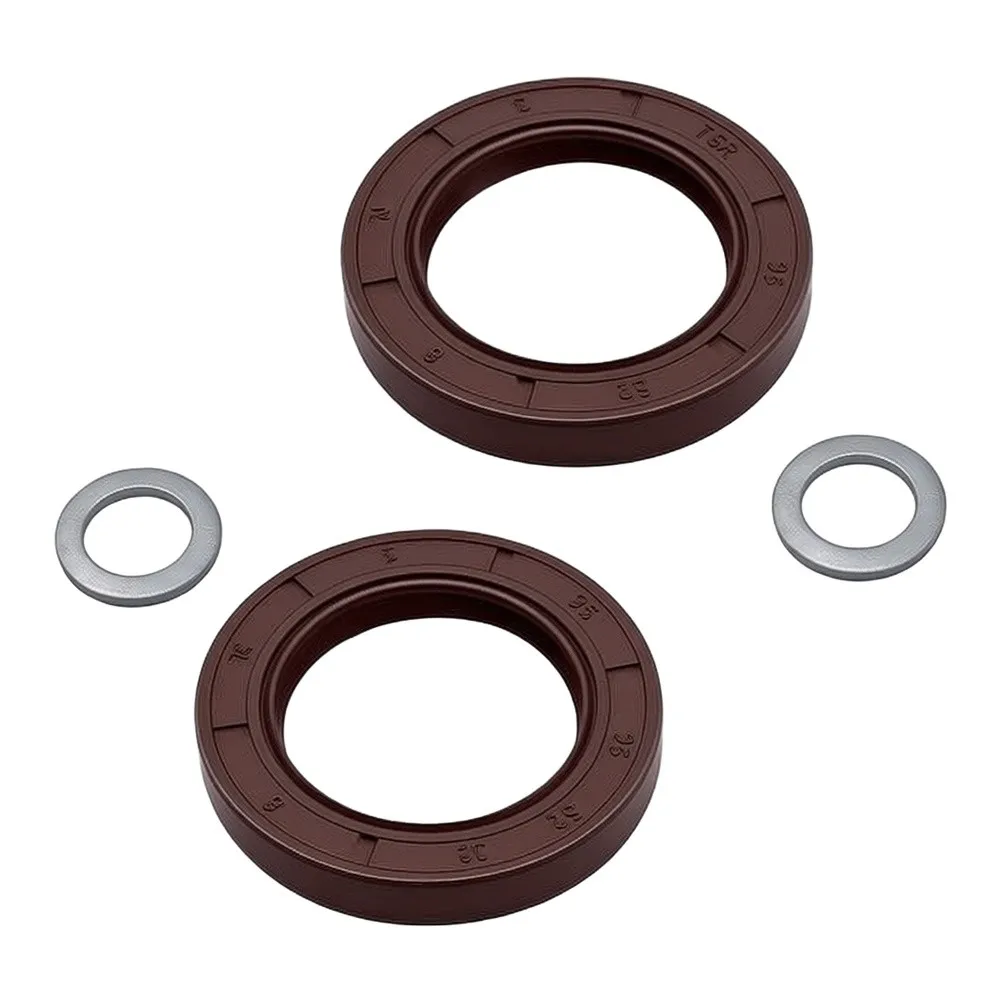 For Engine Maintenance Oil Seal Kit Fluororubber Seal High Wear Resistance Long-lasting Performance Snug Fit Design