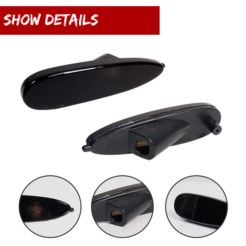 Front Bumper Side Marker Parking Light Fender Flare Light Housings For Pontiac GTO 2004 2005 2006 Car Accessories No Bulb/Socket