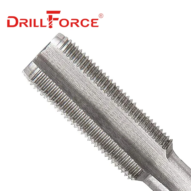 Drillforce 2 قطعة متري الحنفية يموت مجموعة HSS اليد اليمنى آلة مسمار ملولب الحنفية يموت M3/M4/M5/M6/M7/M8/M10/M12/M14/M16/M18/M20/M22/m24