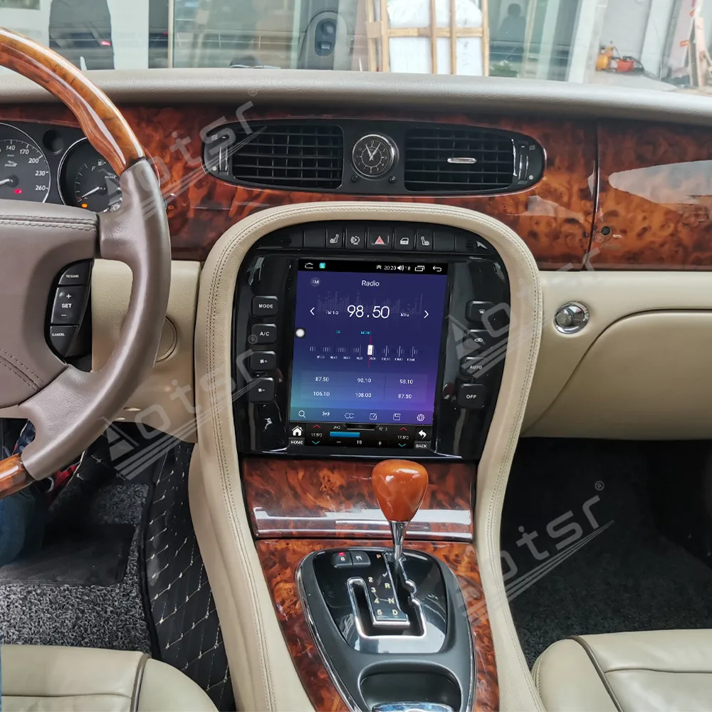 10.4 "HD شاشة تعمل باللمس ل جاكوار XJ 2004-2008 أندرويد 14 راديو ستيريو للسيارة الوسائط المتعددة Carplay نظام تحديد المواقع والملاحة المعلومات والترفيه #2