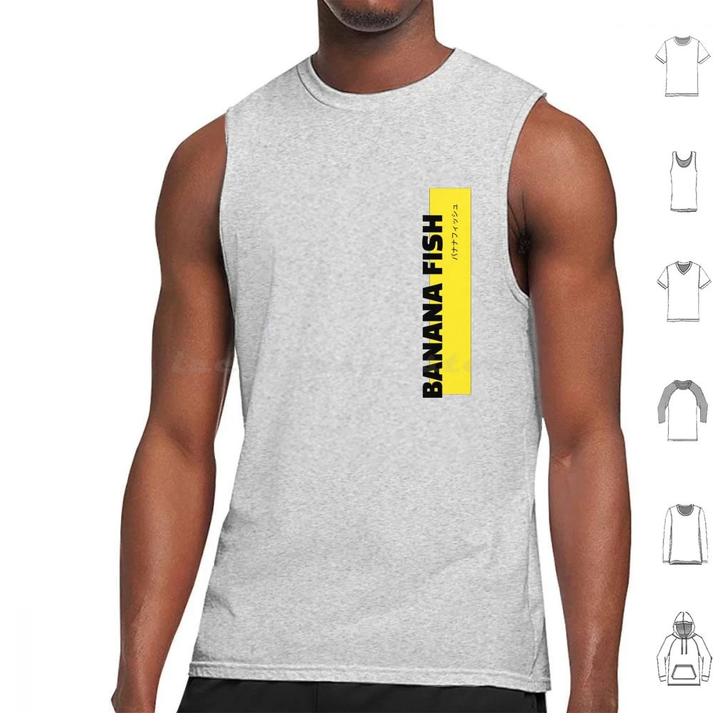 Banana Fish Tank Tops Vest Sleeveless Banana Fish Anime Ash Lynx Eiji Ash Eiji Manga Banana Fish Cute Bl Sleeve Ash X Eiji