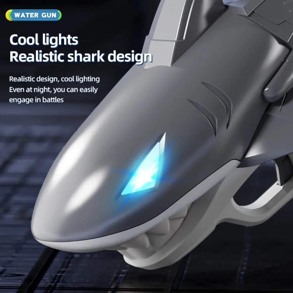 Electric Water Gun Automatic Shark Shape For Outdoor Water Fights_voghion.com