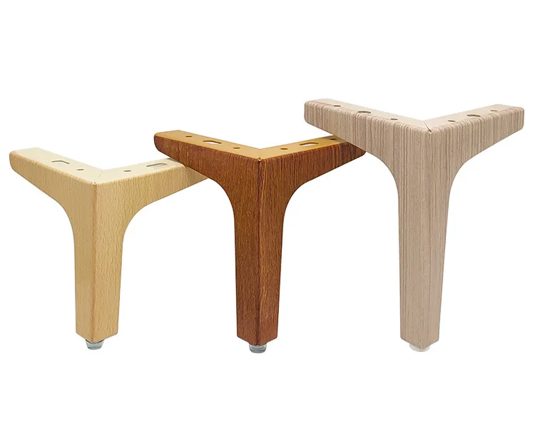 Light luxury solid wood sofa feet wood grain furniture feet TV cabinet support feet