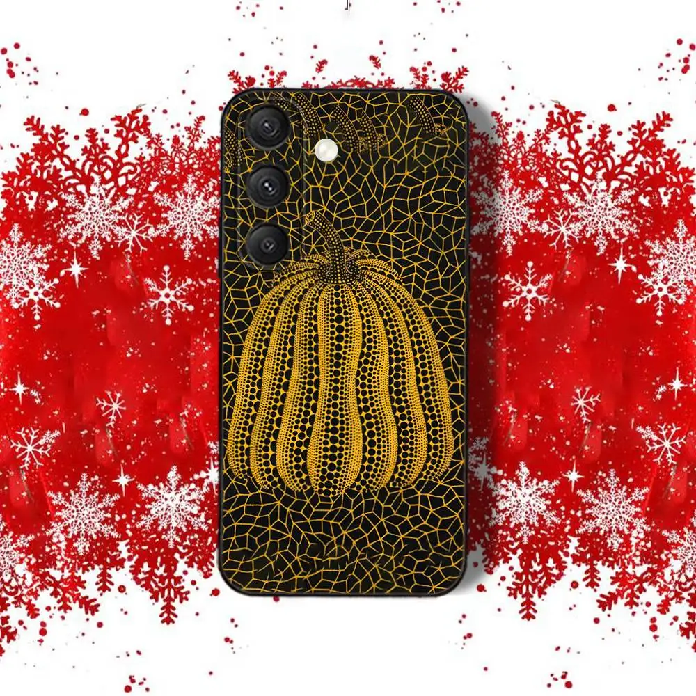 Funda de teléfono Y-Yayoi P-Pumpkin K-KusamaS para Samsung S22,S24,S20,S25,S23,S30,S21,Ultra,Plus,Fe,5G,Lite tacto perfecto