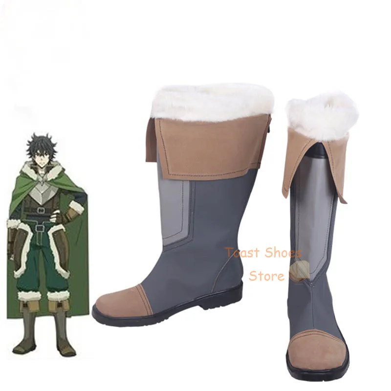 Anime The Rising of the Shield Hero Iwatani Naofumi Cosplay Shoes Comic Anime for Con Carnival Party Cosplay Costume Prop Boots