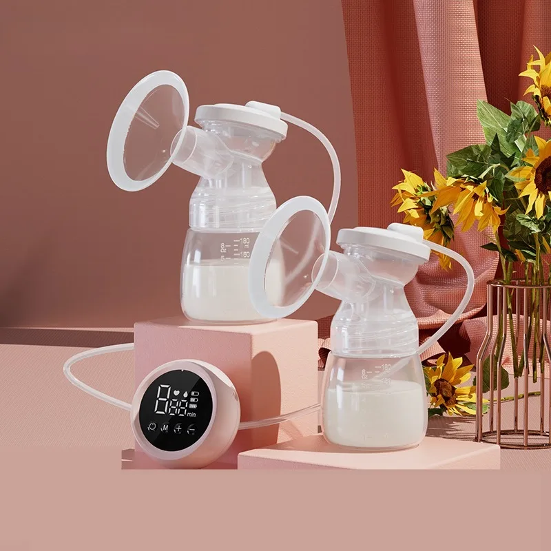 

Electric Breast Pump Automatic Massage Breast Pump LCD Double-Sided High-Suction Silent Breast Pump