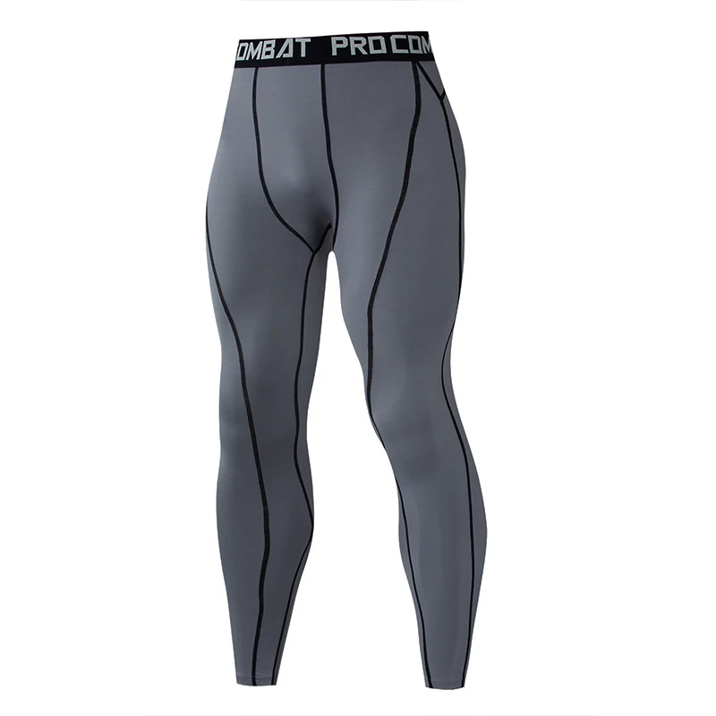 Leggings apertados de compressão para homens Calças de ginástica masculina Calças de jogging Secagem rápida, Calças de treino Yoga Bottoms,