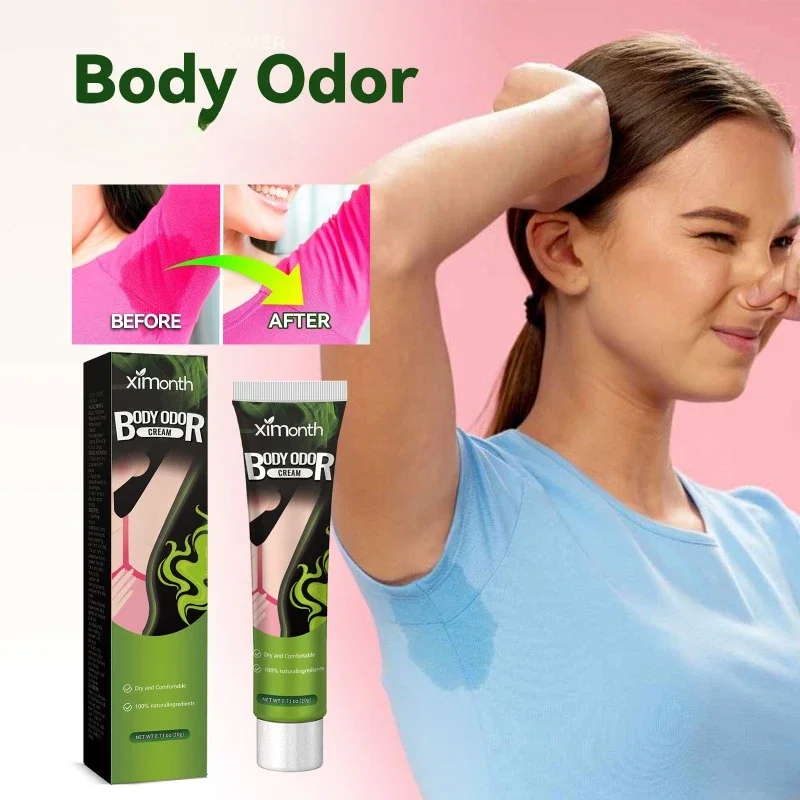 Underarm Cream Cleaning armpit Body Sweat Odor Refreshing long Lasting Aroma Portable For Man And Woman skin Care Cream