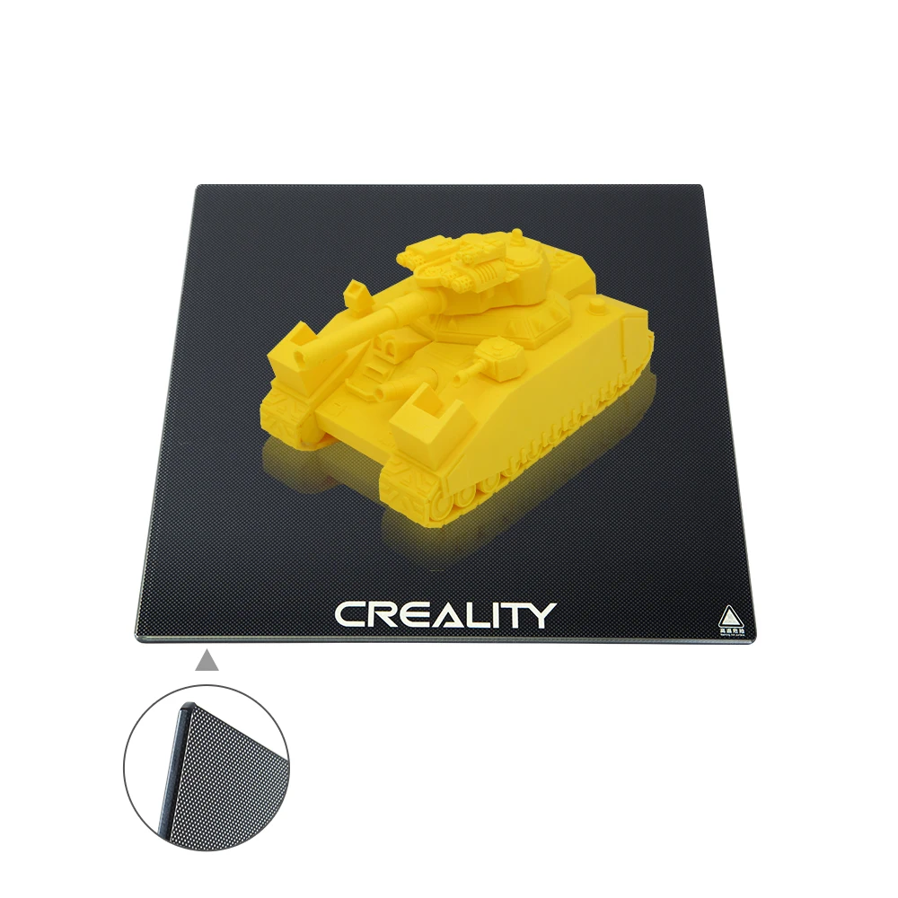 CR-10 V2 Carborundum Glass Platform 310*320*4mm Hotbed Ultrabase Plate For Creatity CR-X CR-10S PRO Ender-3 Max 3D Printer Parts