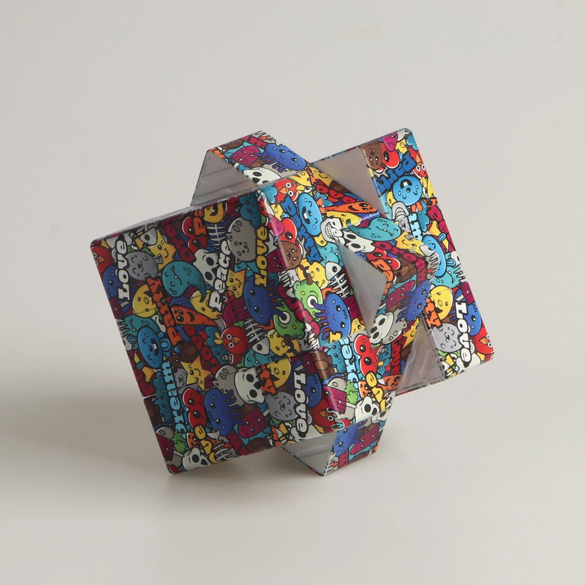 المكعب السحري 3x3x3 ثلاثية الأبعاد UV اللون اللوحة متعة الإجهاد الإغاثة لغز المهنية السلس سرعة لعبة لعب الأطفال الهدايا