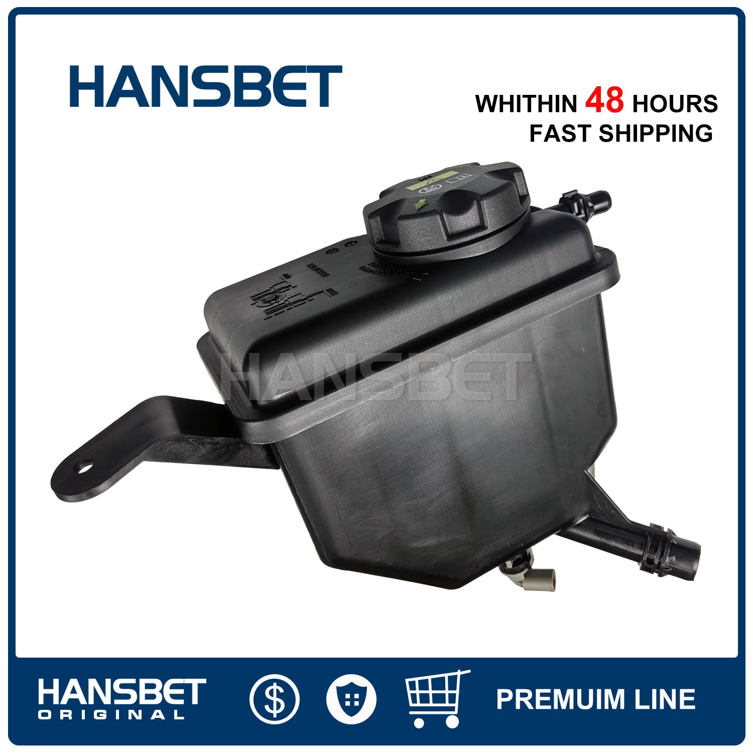 

Coolant Expansion Tank with Cap 7542986 Fit BMW 5 6 Series 520i 523i 525i 528i 530i 530i 540i 550i 630i 645Ci 650i E60 HANSBET