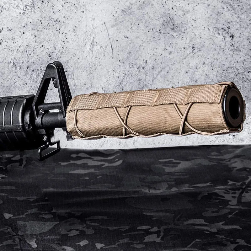 Jagd Airsoft Suppressor Schall dämpfer Abdeckung Luft Scharfschützen Pistole Schießen Schall dämpfer Hülse Wärme abdeckung Schild Schall wand schutz