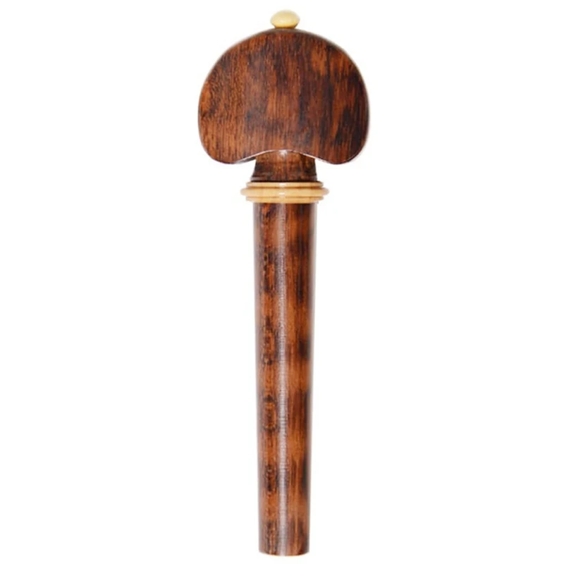 High-End Snake Wood 4/4 Full Set Of Chin Rest String Plate Knob Tail Button Positive And Negative Screw Fine-Tuning Violin Parts