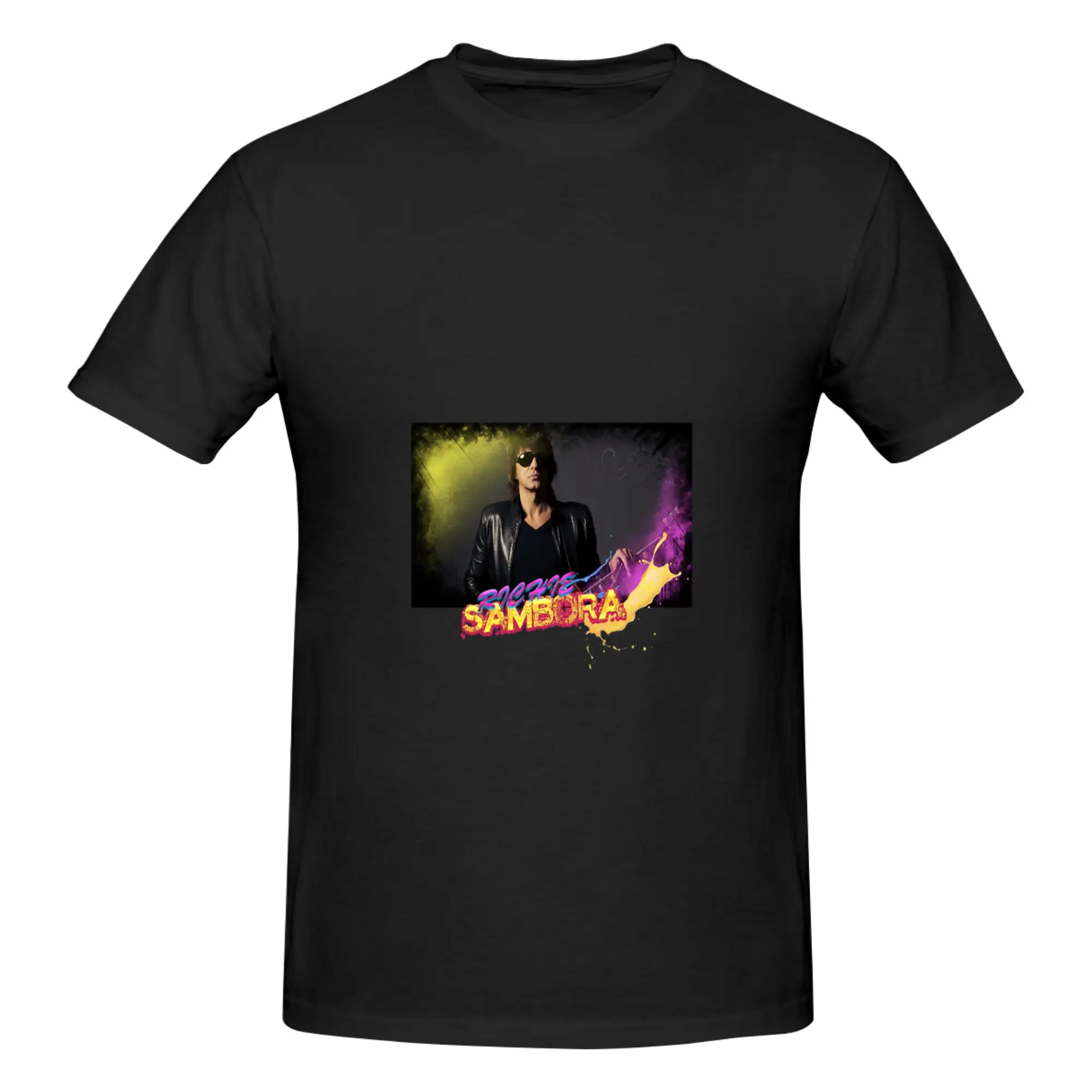 Funny Richie Sambora Pink Essential Men's Printed T-Shirt Unisex T shirtShirt