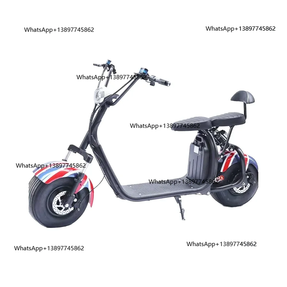 

Peiqi Citycoco Electric Scooter Hot Selling Two-Wheeler with Disc Brake and F Tire New High Power citycoco electric scooters r