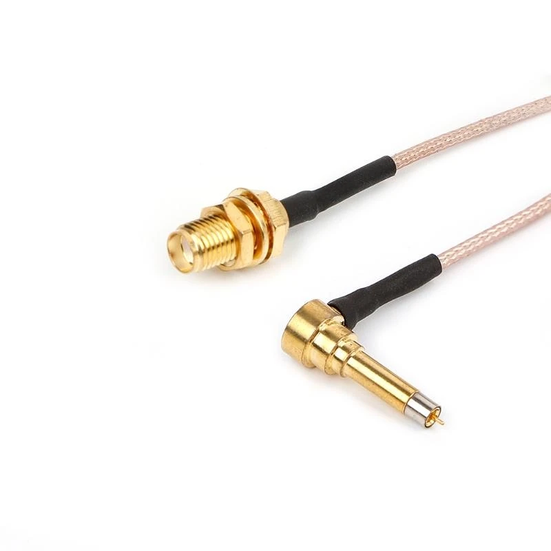 Q6PA MS156 Plug Male To SMA Female Test Probe RG178 RG316 Cable Leads 35cm