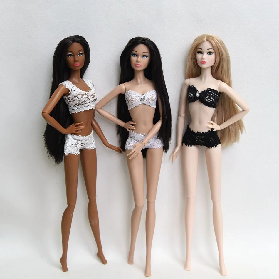 

32 см пшеничная кожа FR Супермодель Обнаженная кукла 1/6 BJD Обнаженная фигурка Мода Вьющиеся волосы Объемные суставы Передвижное платье Играть в домик Игрушки