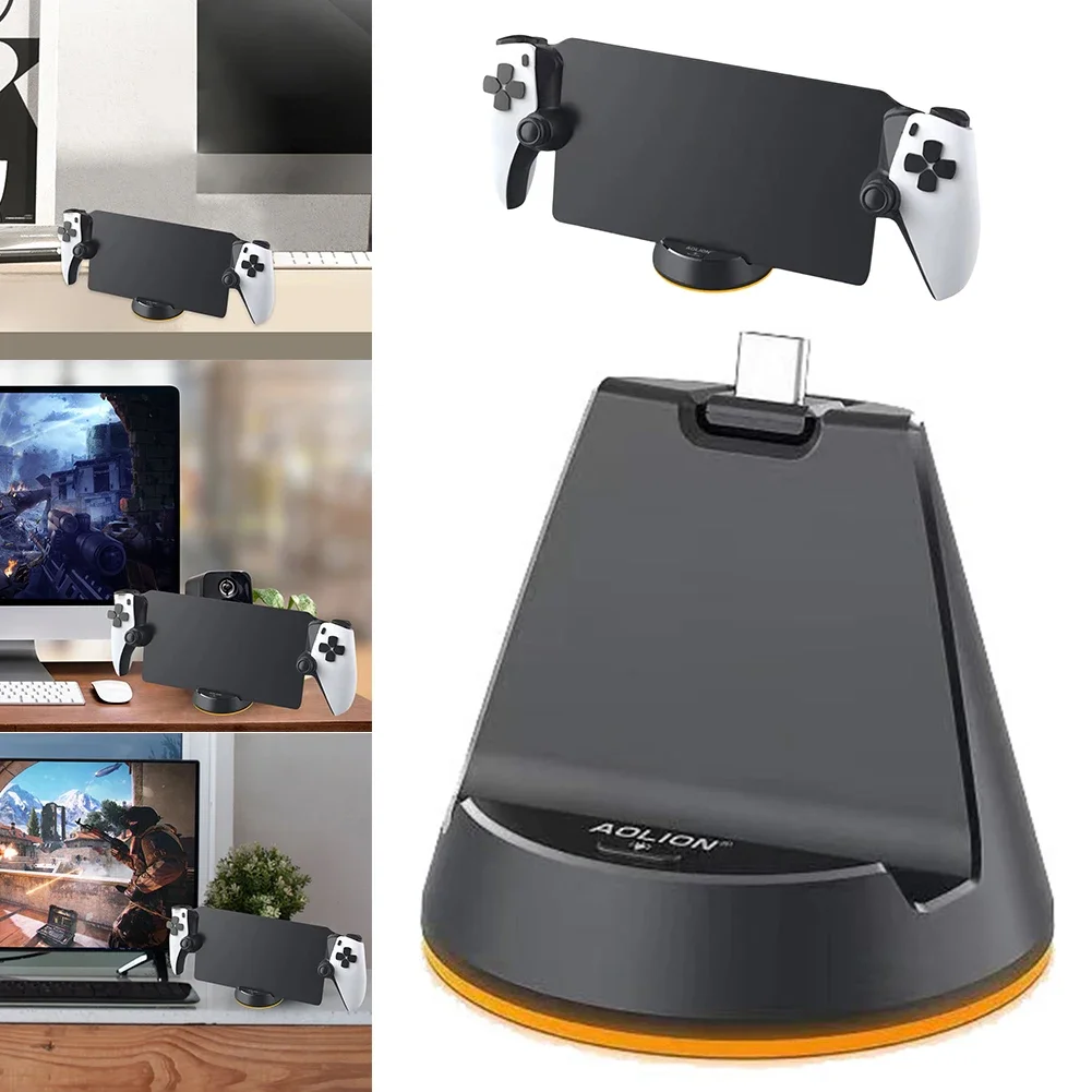 Per PS Portal Dock di ricarica USB TYPE-C Base di ricarica rapida caricabatterie di ricarica a contatto per Console di gioco portatile del portale