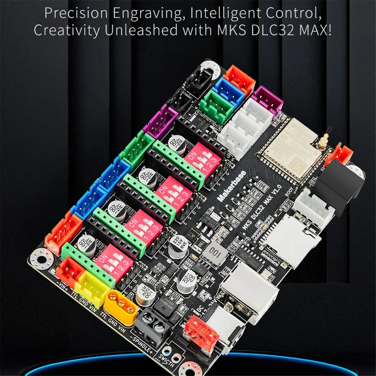A79G MKS DLC32 MAX Moederbord Lasergraveermachine 4 Controller voor CNC Houtwerk Graveur Onderdelen met 3,5 inch Scherm