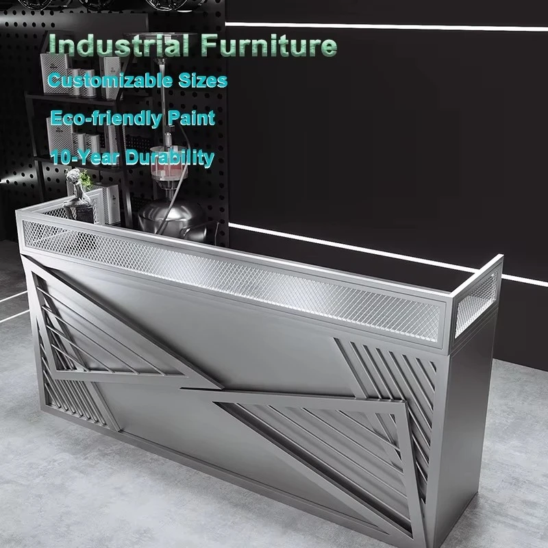 

Durable Country Industrial Creative Wood Bar Counter